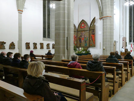 Darstellung des Herrn mit Kerzenweihe und Blasiussegen (Foto: Karl-Franz Thiede)